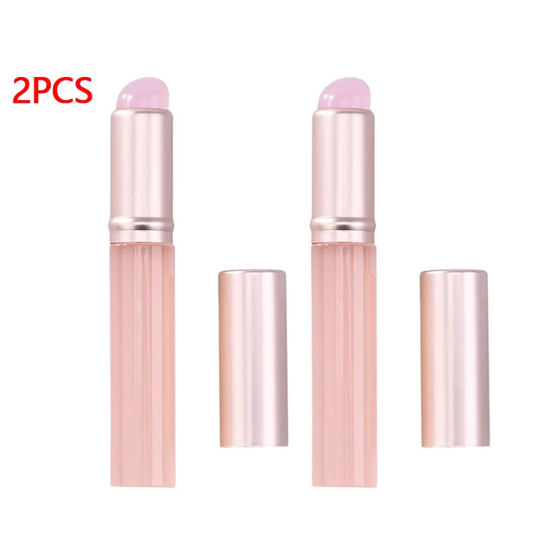 Nail Art Silicone Brush Reusable Mirror Powder Pigment Applying Manicure Tool