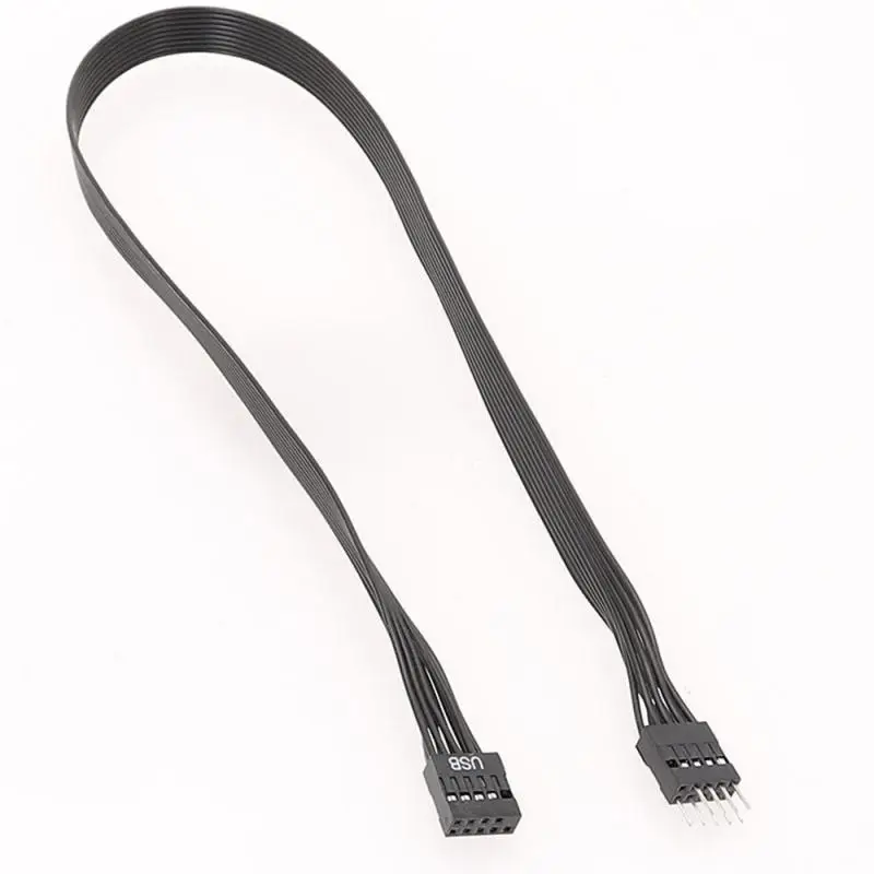 

Материнская плата 9Pin USB 2,0 разъем «Папа-мама» кабель Dupont для передачи данных кабель провод 30 см для ПК «сделай сам»