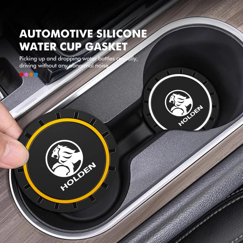 2pcs Car Coaster Water Cup Slots Anti-Slip Waterproof Slot Pad For Holden HSV Commodore VT VX VU VY VZ VE cup holder coasters,car coaster pads