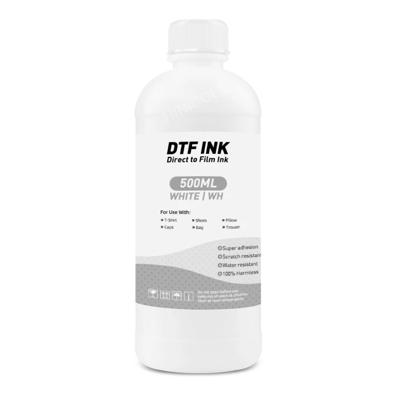Tinta Branca Dtf para Epson L1800 L800 L805 I3200 7880 1390 Impressora Modificada Filme de Transferência Direta Dtf Filme Pet 500ml - Imagem 3