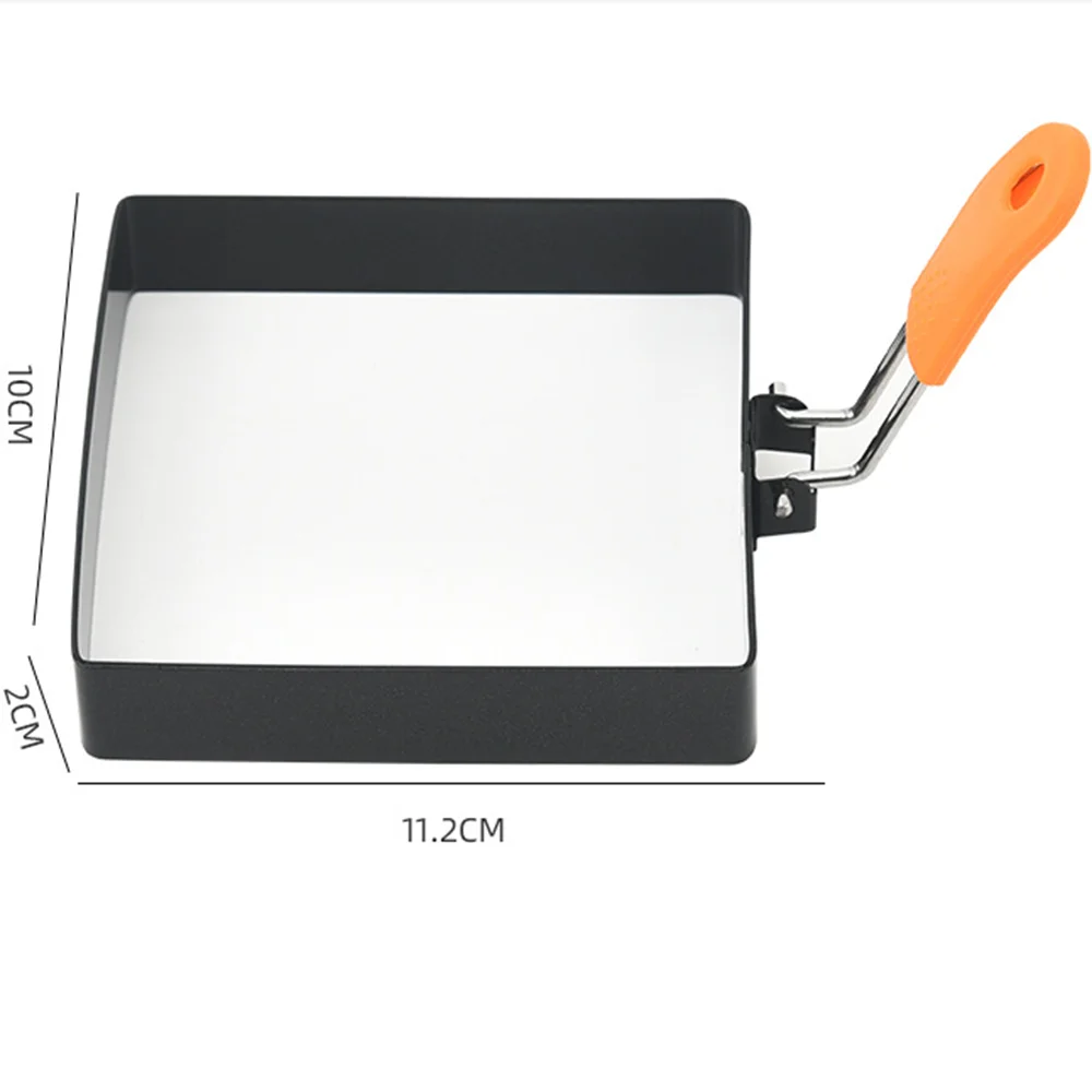 Stainless Steel Egg Fried Ring Non-stick Square Pancake Mold Muffins Omelet Maker Frying Egg Cooking Tool Kitchen Accessories egg beater