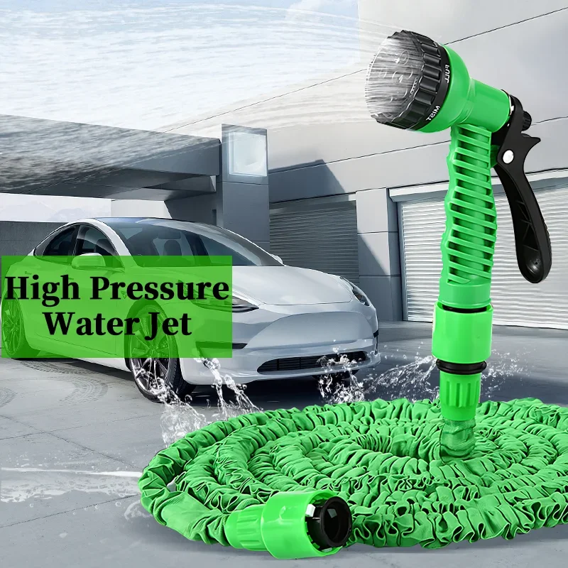 Dehnbarer Magischer Schlauch Hochdruck-Autowasch-Wassersprüher Multifunktionale Wasserpistole Haus & Garten Multifunktionaler Wasserschlauch