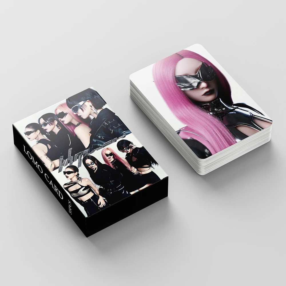 Kpop Lomo Cards 55pcs/set New Album SAVAGE WINTER NINGNING Photocard Korean Fashion Cute Fans Gift