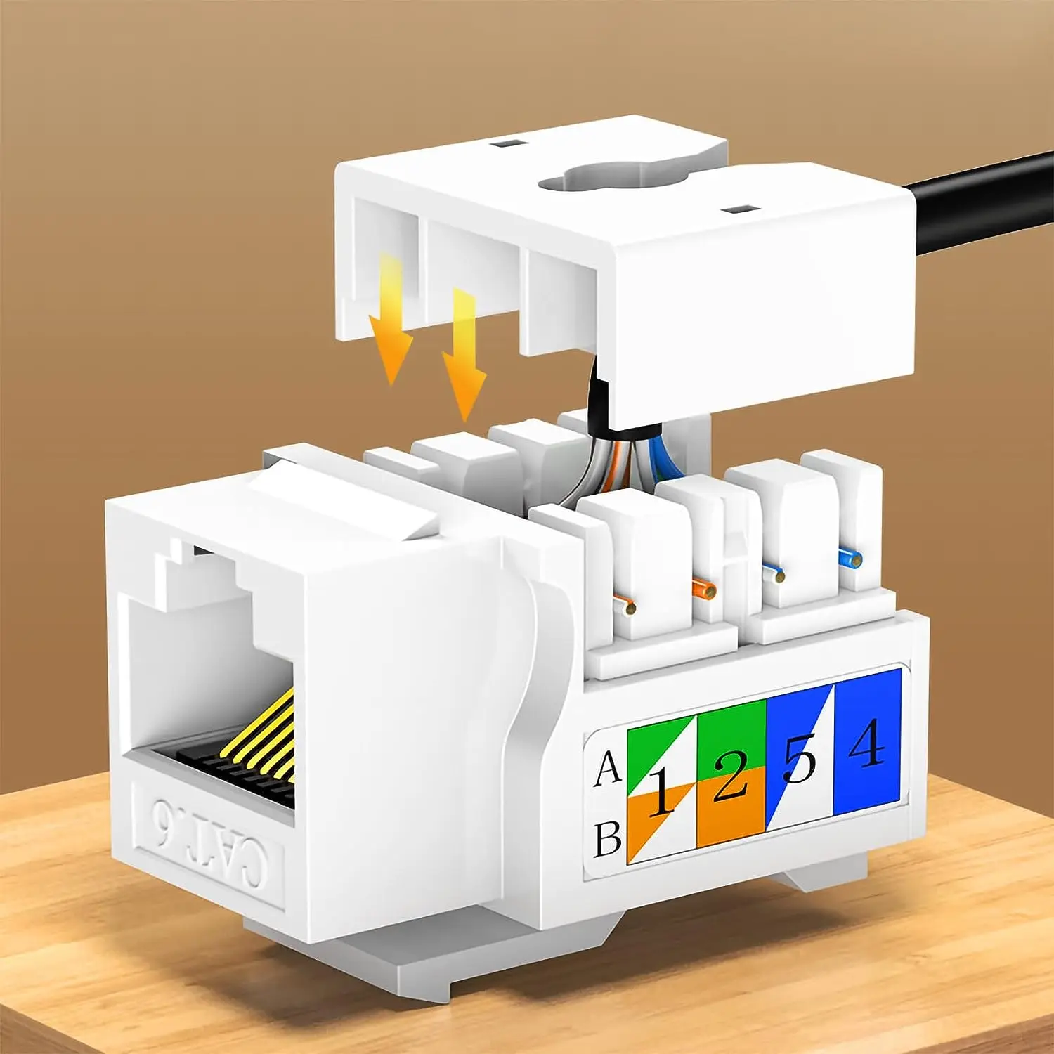 adaptador de parede, acoplador de módulo de