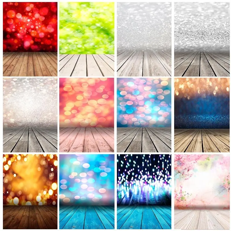 

SHUOZHIKE Art Fabric Bokeh Photography Backdrops Props Glitter Facula Wall And Floor Photo Studio BackgroundLX-1019