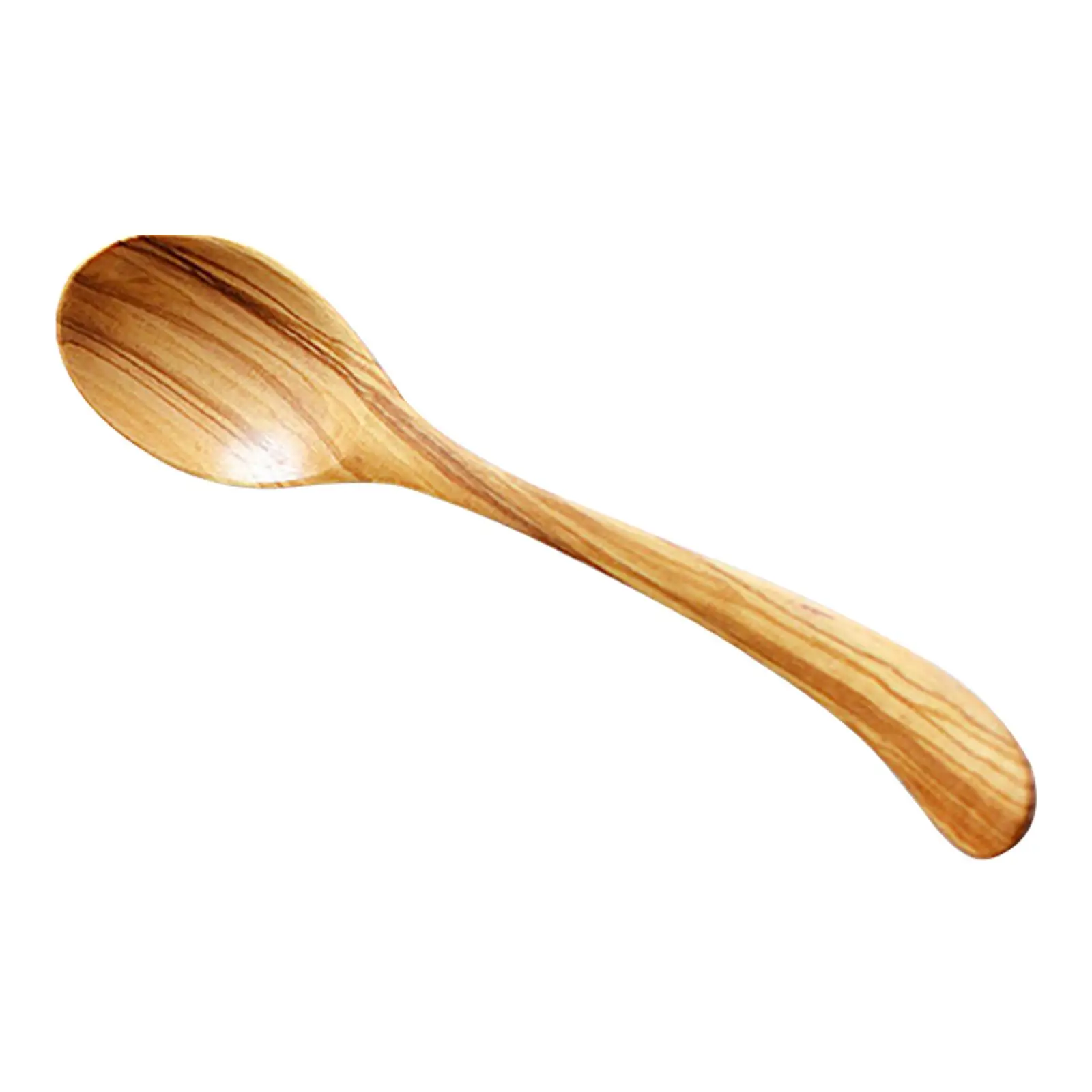 Wood Corner Spoon Food Serving Utensils Stirring Wood Cutlery Honey Spoon Wooden Cooking Spoon for Kitchen Travel Hiking Home