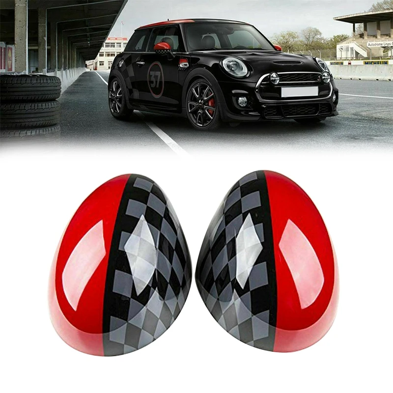 

Боковое зеркало для автомобильной двери JCW Style, крышки для Mini Cooper R55 R56 R57 R58 R60 R61, складное зеркало