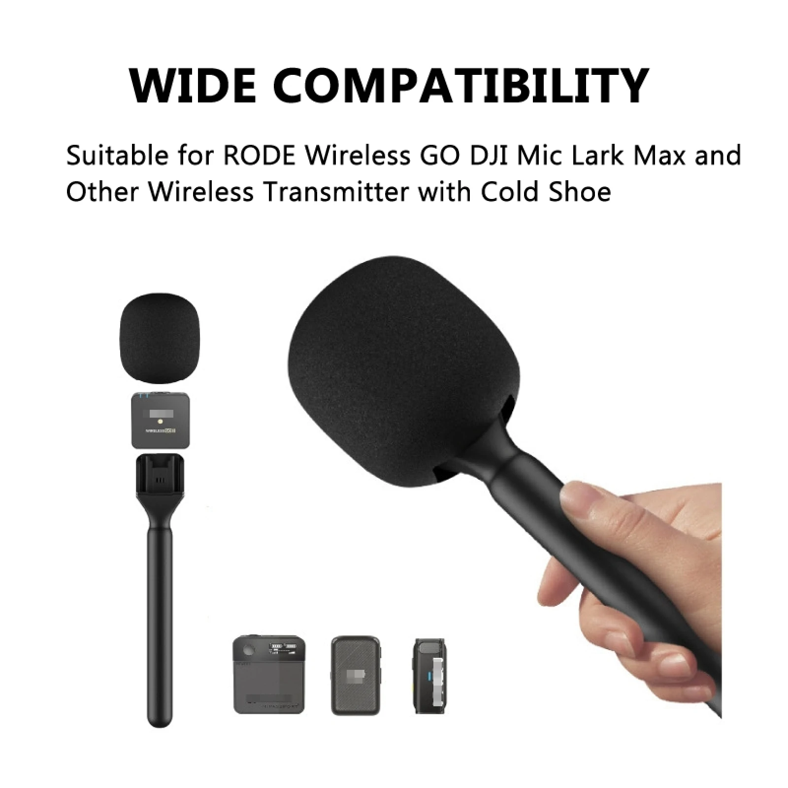 DJI Mic ➕ RODE Microphones Stand Holder for DJI Mic 1/2 / Rode Wireless GO II Handle Rig