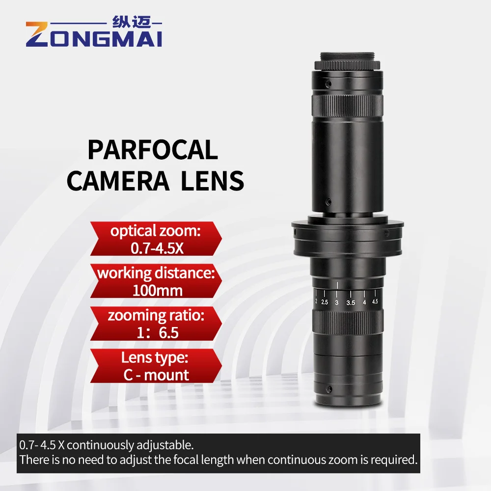 ZONGMAI Industrial Video Microscope Camera C Mount Type Interface zongmai-industrial-video-microscope-camera-c-mount-type-interface