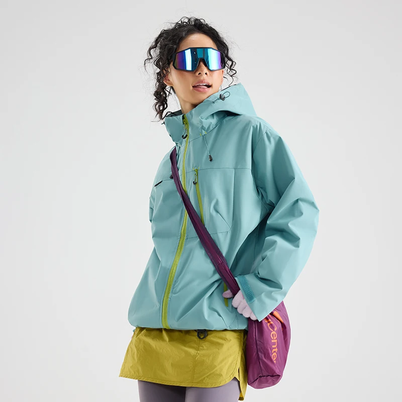 Unisex Waterproof Hooded Hiking Jacket 4