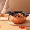 8L Pumpkin Micro Pressure Pot New Home Type Soup Pot Multifunctional Non Stick Pot Gas Stove Universal Soup Pot 5