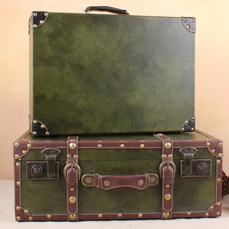 Retro Nostalgia Style Hot!!Boarding Bag PU Leather Wood Luggage High Capacity Suitcases Bags Women and Men Travel Bag Handbags