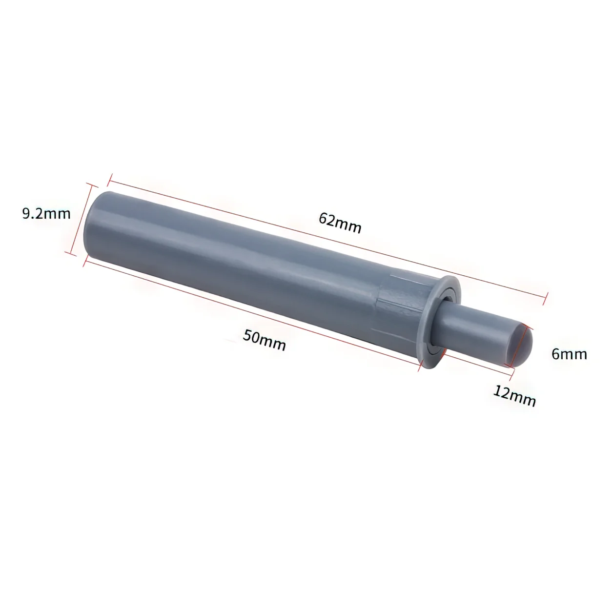 Home Soft Quiet Cabinet Catches Damper ers For Door Stop Kitchen Cupboard Quiet Drawer Close Furniture Hardware 62*10mm 5Pcs