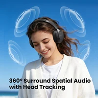 HAYLOU S40 ANC Wireless Headphone 50dB Noise Canceling Hi-Res 3D Spatial Audio Earphone with LDAC Bluetooth 6.0 Over Ear Headset - Image 4