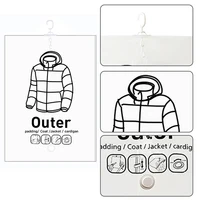Hanging Squeezable Storage Bag Reusable Clothes Compression Storage Bag Space Saving for Clothes Down Overcoat 2