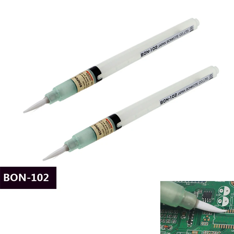 

Флюсовая паста BON-102, паяльная паста, кисть, наконечник, ручка, Сварочная пайка, печатная плата, электрический ремонт