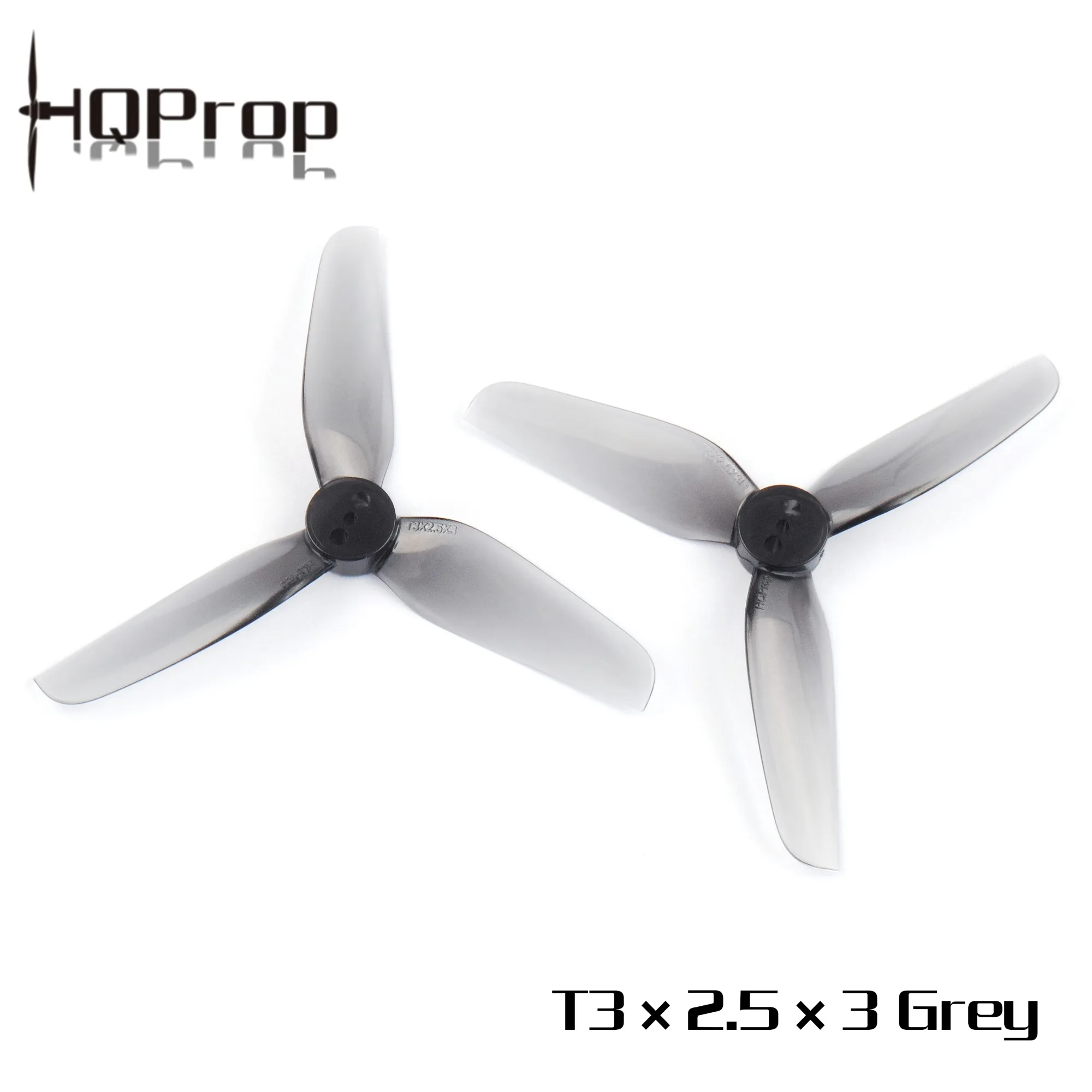 

10 пар (10CW + 10CCW) HQPROP T3X2.5X3 серый 3025 3-лопастный Пропеллер из поликарбоната для радиоуправляемого FPV фристайла 3-дюймовая зубочистка микро дроны запчасти «сделай сам»