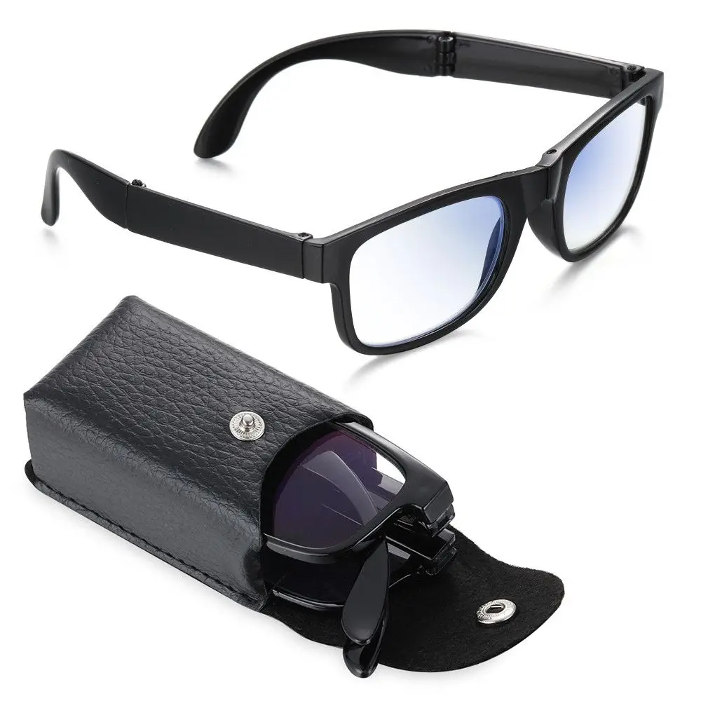 Unisex Care Anti Blaues Licht mit Brillenetui TR90 Lesebrille Lesebrille Presbyopie Brille Klappbare Lesebrille – Detail 7