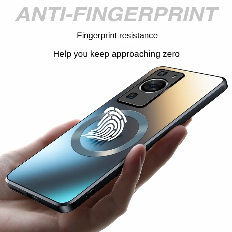 Sleek Magnetic Wireless Charging Protective Case - Hard Matte Finish