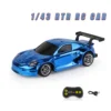 Mini 1/43 Scale RTR RC Racing Car LED lights Mini Remote Control Electric Car Painted and Assembled Toy Model for Children 1