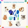 8 Pcs Pet Grooming Set, Hair Removal Comb For Dog, Flea Comb, Dog Shampoo Brush, Pet Nail Clippers, Dog Toothbrush Set 6
