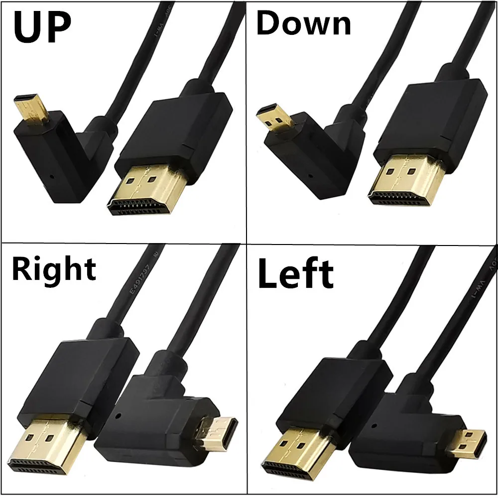 ũ HDMI ȣȯ   ̺, 90  ũ HDMI ͽټ ö HD ̺, 4K * 2K @ 60HZ OD3.2 mm