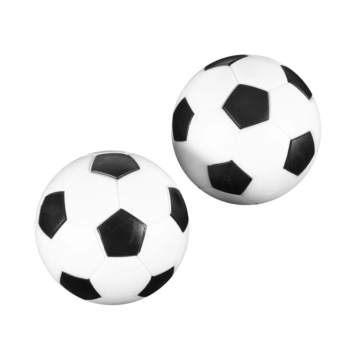 

12pcs 36MM Foosball Table Replacement Black and White Tabletop Soccer Balls Game Table Size