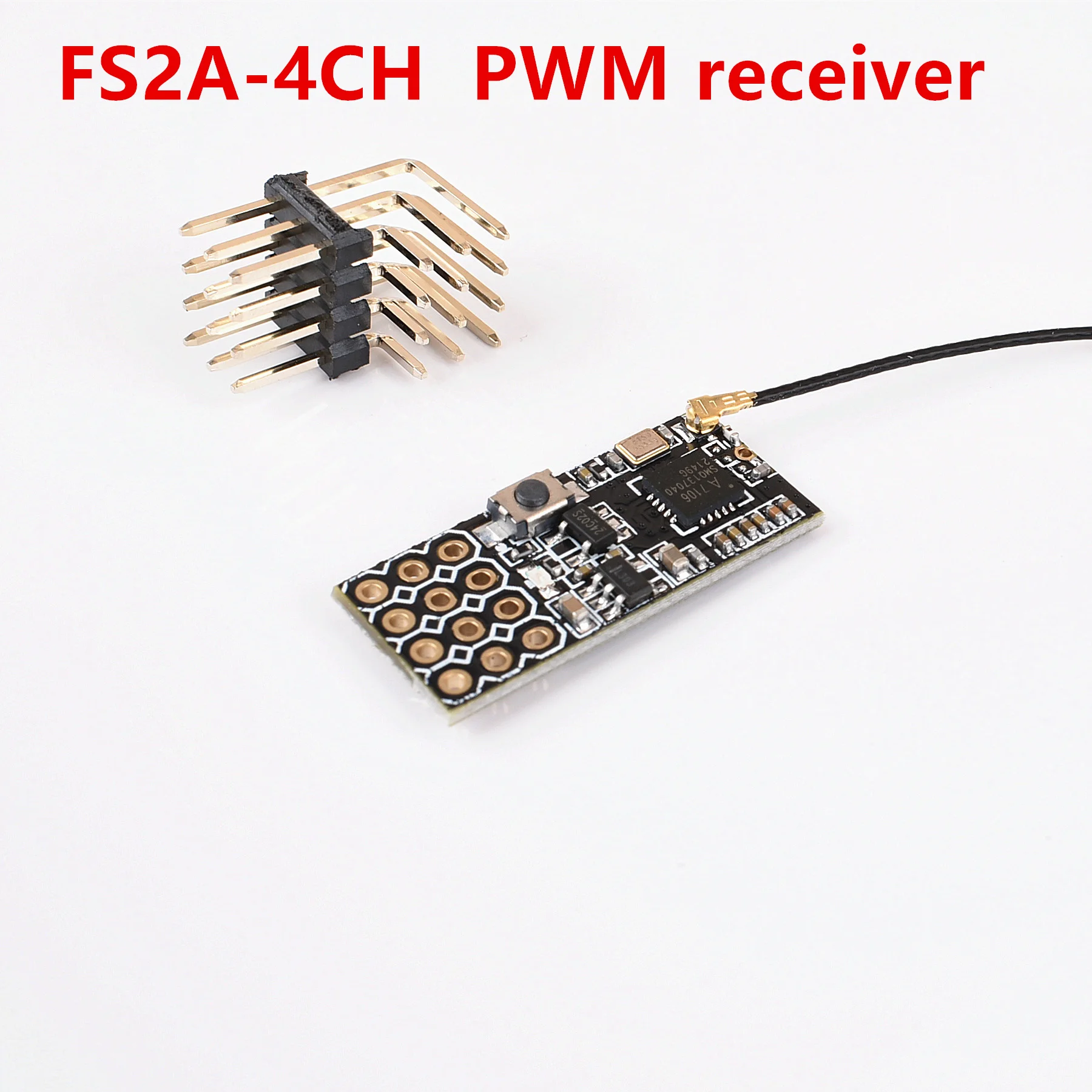 

FS2A-4CH 4 channel PWM receiver for fixed wing support FLYSKY AFHDS 2A FS-I6 FS-I6X FS-I6S FS-TM8 FS-TM10 FS-I10