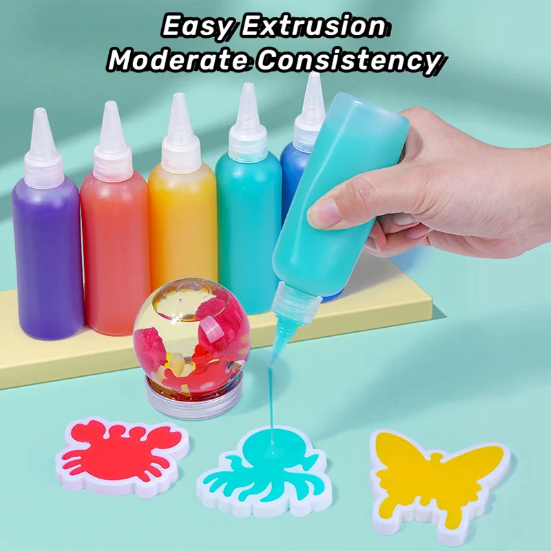 Magic Water Elf Handmade Water Toy Nightlight Magic Gels Animal Molds Birthday Gifts Crafts Art DIY Creative Kit for Kids 2
