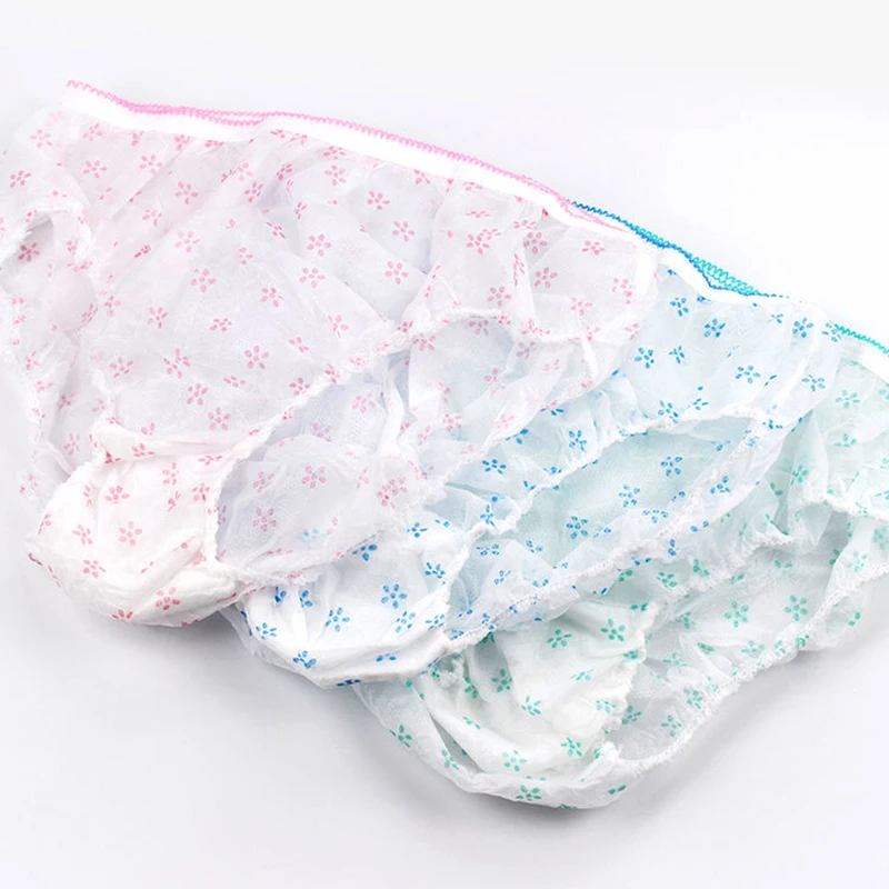 7pcs Disposable Non-woven Underwear Unisex Prenatal Postpartum