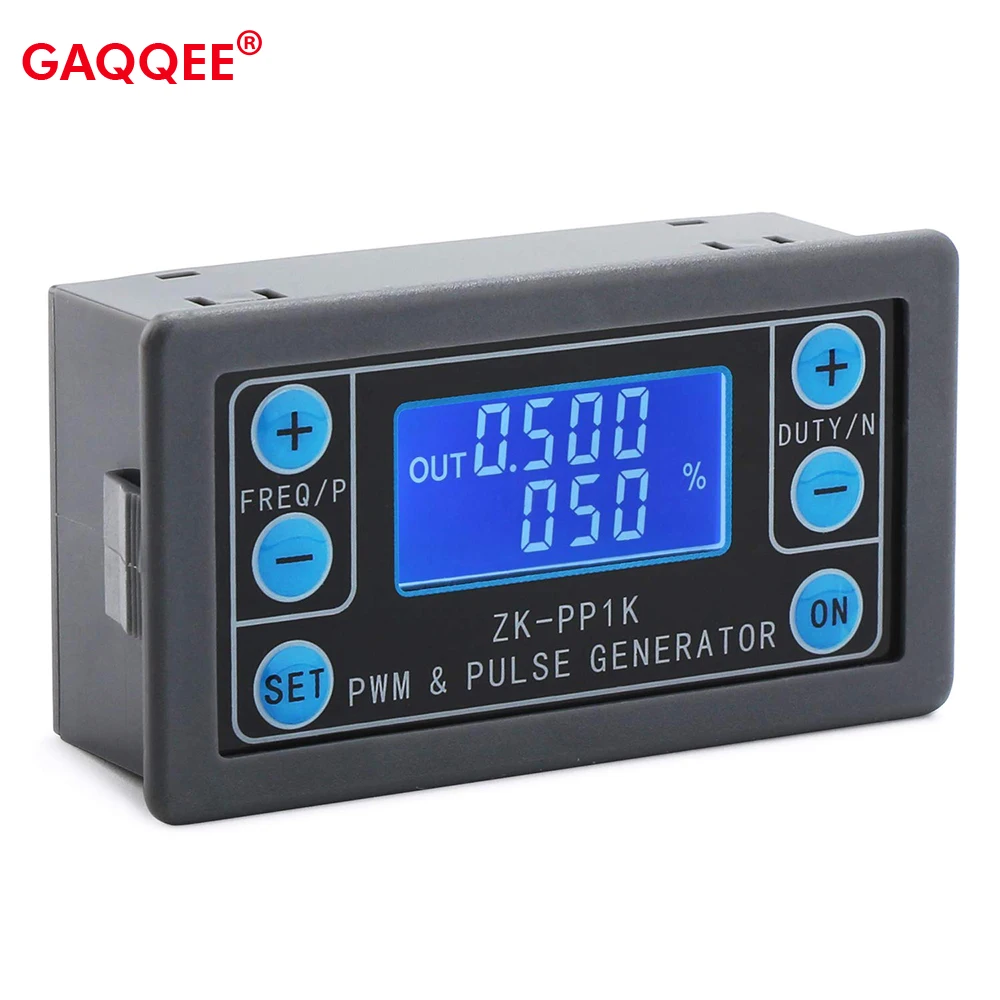 Signal Generator ZK-PP1K Dual Mode LCD PWM 1-Channel 1Hz-150KHz PWM Pulse Frequency Duty Cycle Adjustable Square Wave
