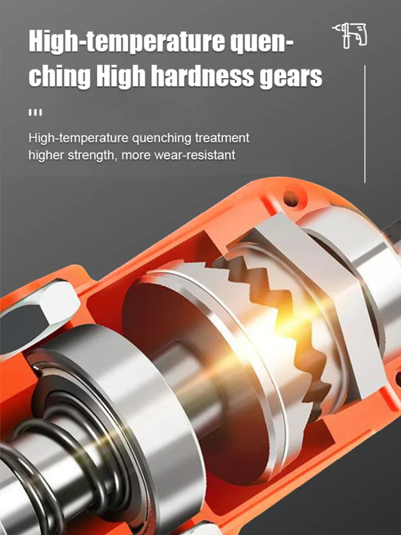 Pushdown quickfit head Impact head Impact Tools Compact High hardness hexagonal Comfort Grip Lamp perforation