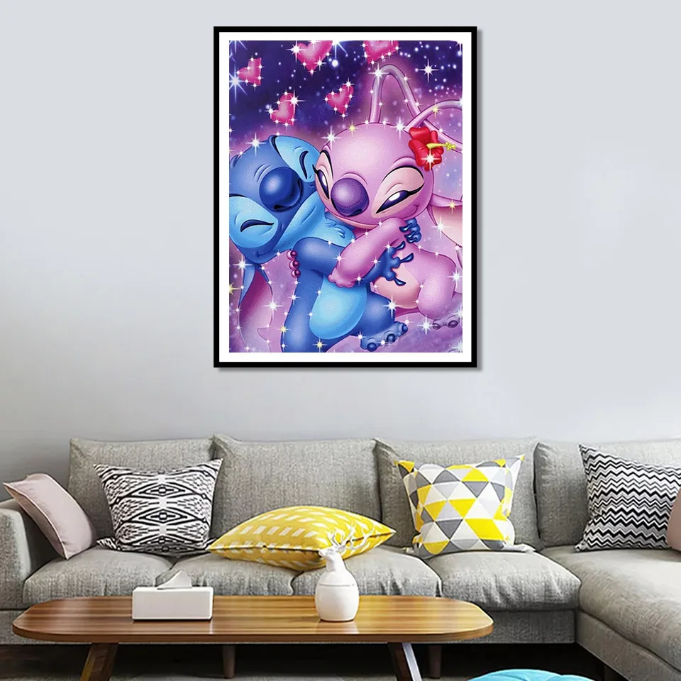 Disney Lilo & Stitch Diamond Painting Cartoon Beaded Cross Stitch  Embroidery Animal Picture Rhinestone Mosaic Handicraft - AliExpress