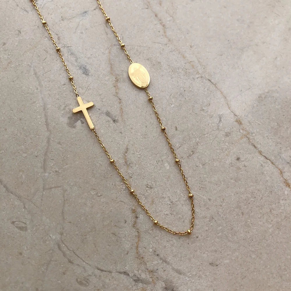 Collana Con Iniziale H In Argento Placcato Oro, Circondata Da Gemme... | Collana Con Lettera H - Foto 10