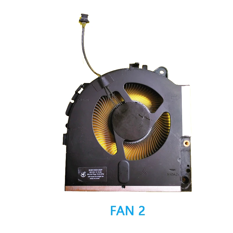 Laptop Original Cpu Ventilador de Refrigeração Gpu para Dell Alienware M17 r5 2023 12v Novo - Imagem 3