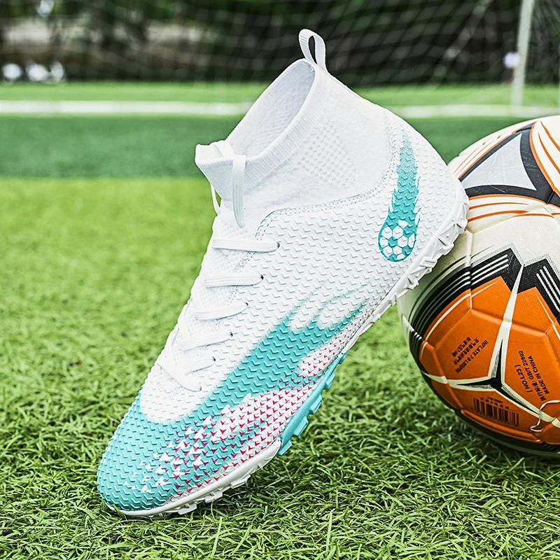 Quality Chuteira Society Football Boots C.Ronaldo Cleats Futbol Anti-Slip Fashion Soccer Shoes Futsal Training Sneaker