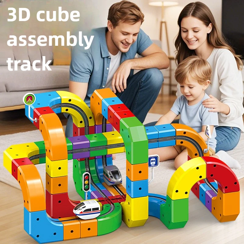 Children Magnetic Rail Car 2