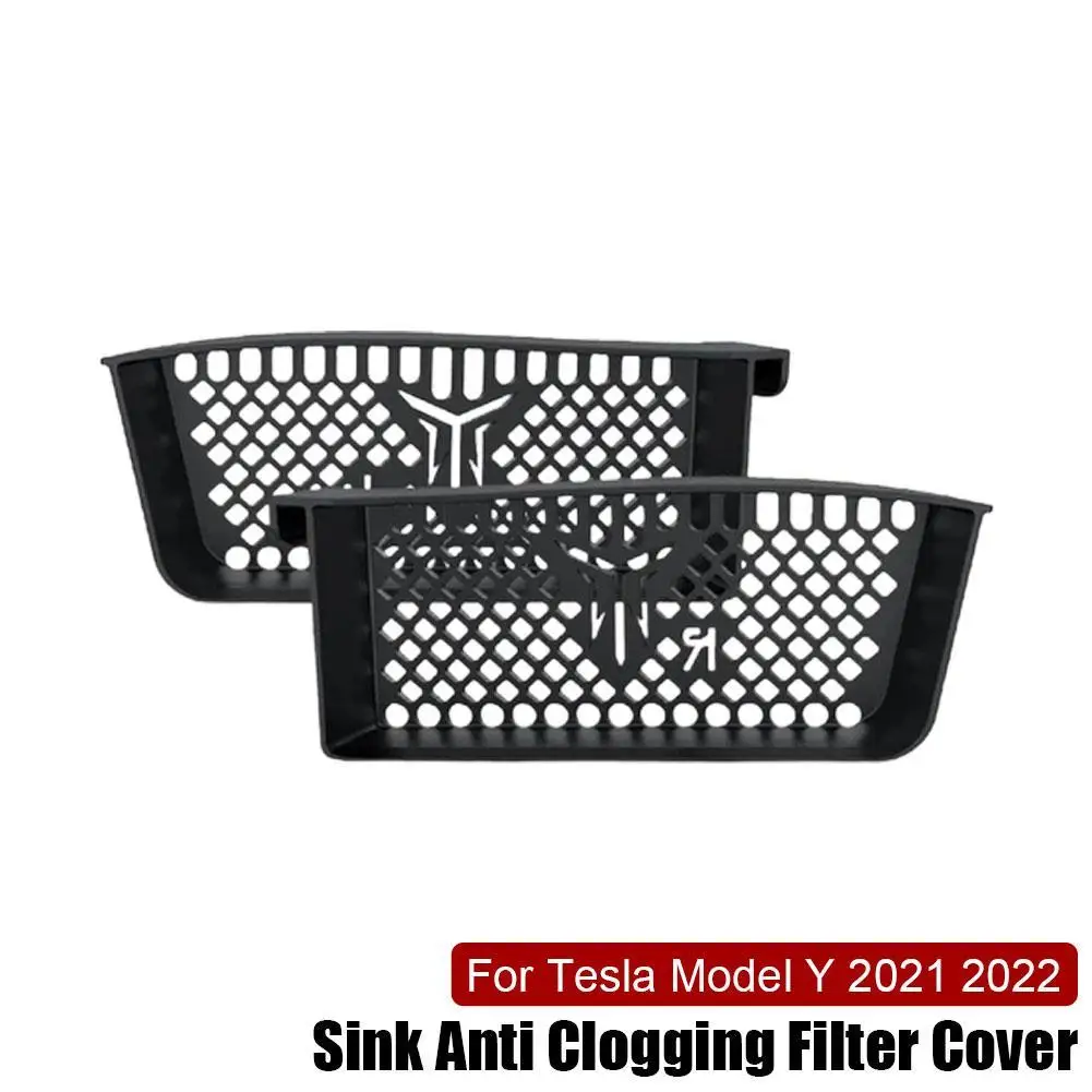

Suitable For Tesla Model Y Engine Compartment Anti Clogging Cover Front Spare Box Cover Water Channel Anti Clogging Filter Scree