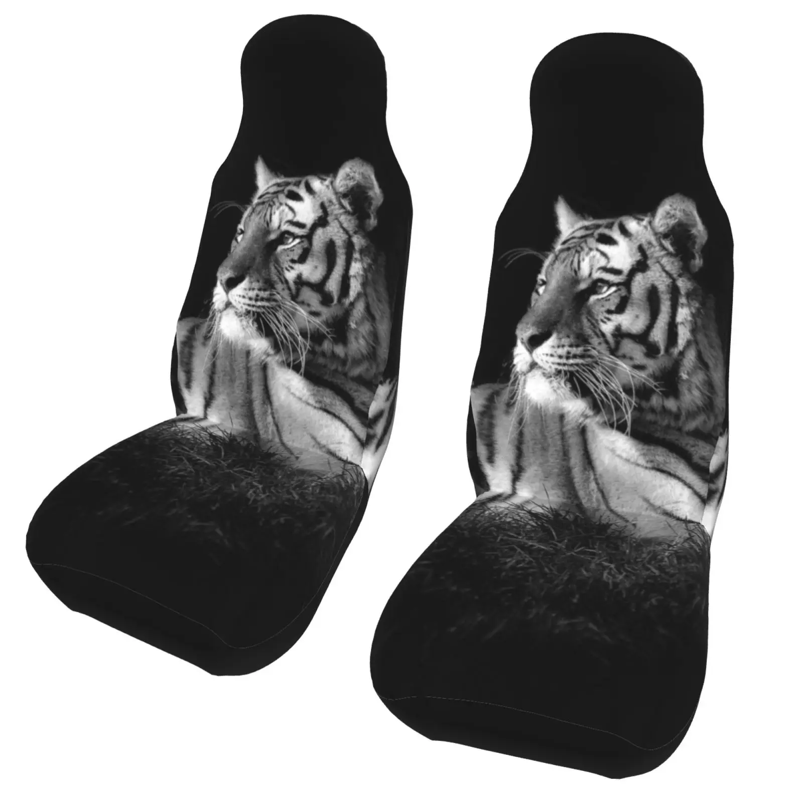 

VW Ford Focus Mondeo 3d Print Animal Lion Tiger Automobiles Car Seat Covers Universal Fit Car Accessories Interior Compatible