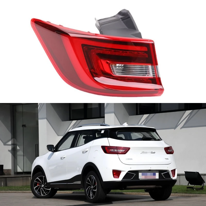 

Outside taillight For Zatyedamy T300 2017 2018 2019 Car Accessories Tail Light Assembly brake lights turn signal lamp Rear lamp
