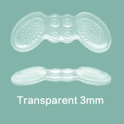Women's High Heel Comfort Insoles - Cushioned Pain Relief Pads - 10 pair (Transparent 3mm)