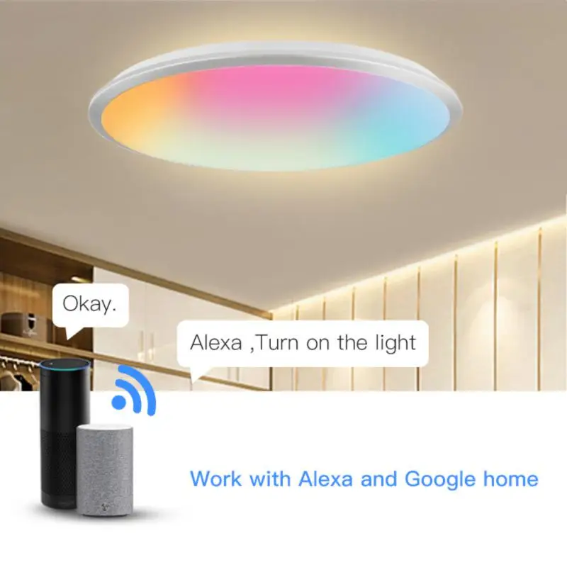 Tuya Ceiling Lights Homekit Smart WiFi LED Ceiling Light DoHome Remote