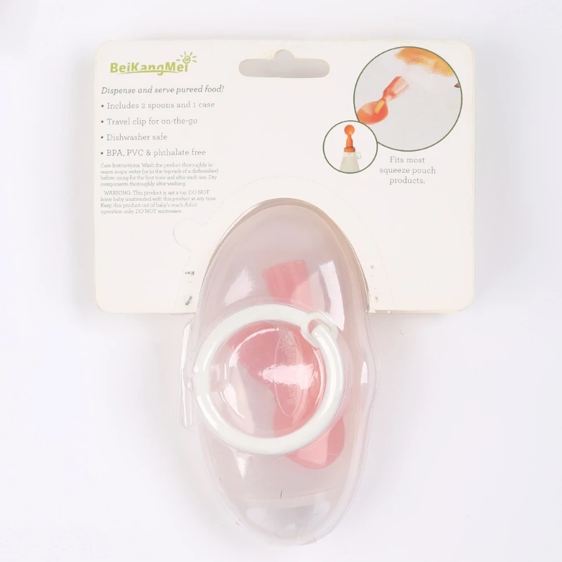 2 Pcs/Bag Baby Spoon  Preservation Packaging Bag Sealing Device Child Feeding Device Kitchen Dispensing Bag Supplies Dropship 3