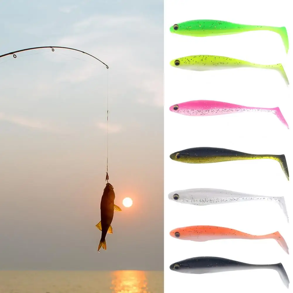 5 Pcs Realistic Fishing Lures Reusable Artificial Baits Vivid Body