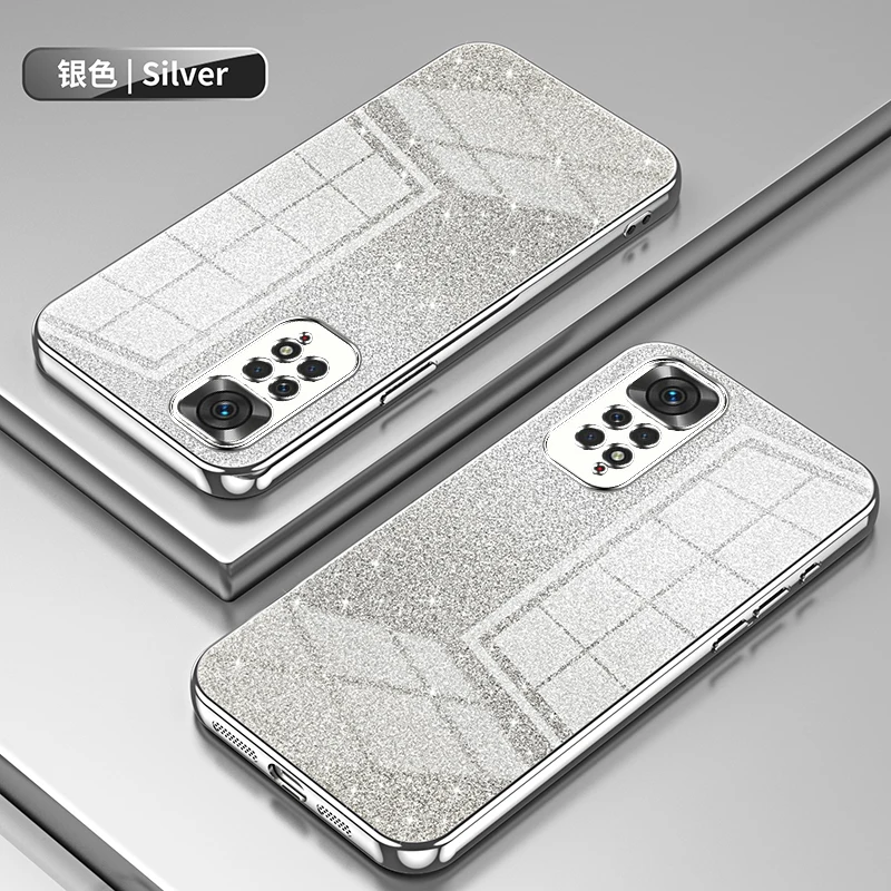 Sparkling Glitter Plating Soft TPU Phone Case - Ultra Slim & Durable Back Cover