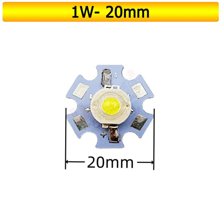 thumbnail image 1 of Panel de placa LED de alta potencia con base de aluminio y radiador, 1/3/5/7/9/12/15/18 W, placa de iluminación de lámpara de bricolaje circular SMD, 1 of 5