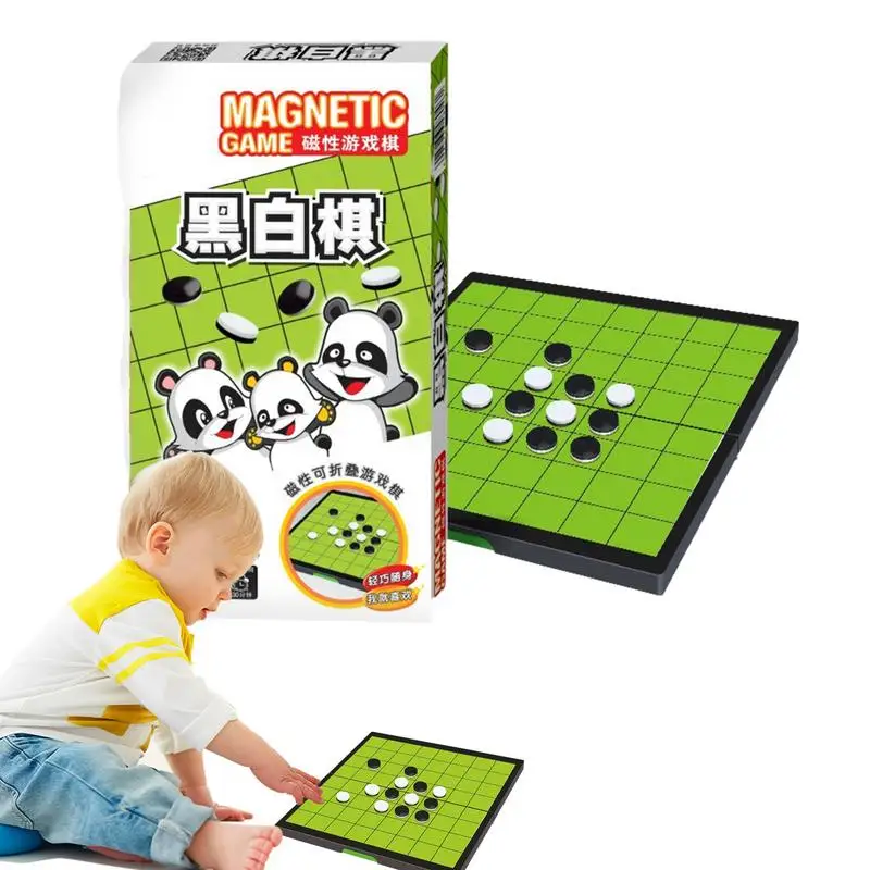 

Reversi Strategy Board Game Classic Strategy Family Fun Game Toys Classic Strategy Game Magnetic Folding Board Educational Toy