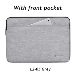 Universal Waterproof Shockproof Laptop Sleeve Case - Stylish and Durable - 15.6 - 16 inch (L2 - 05 Grey)