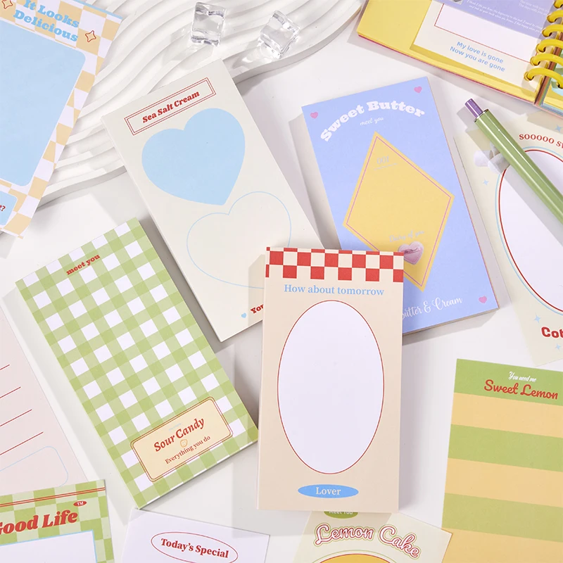 

4PCS/LOT Delicious radio series retro creative decoration DIY paper memo pad
