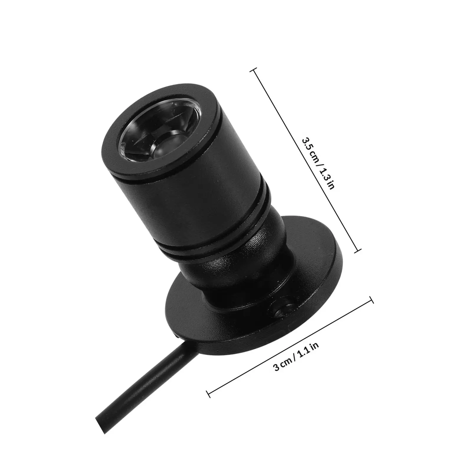 USB 전원 주얼리 스포트라이트 실내 디스플레이용 미니 LED 조명 고휘도 각도 조절 가능 드릴링 필요 없음